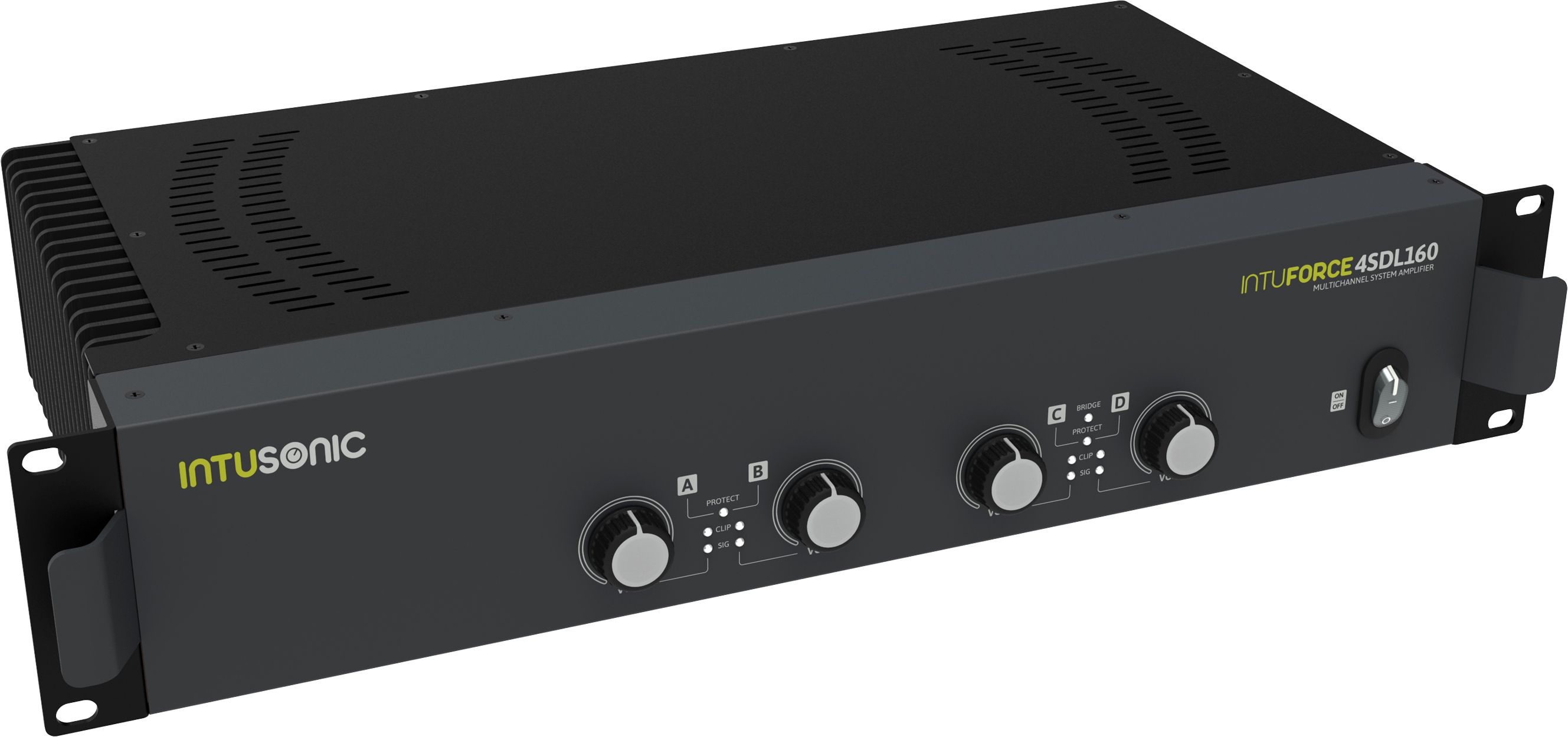 INTUSONIC 4SDL160 เครื่องขยายเสียง
