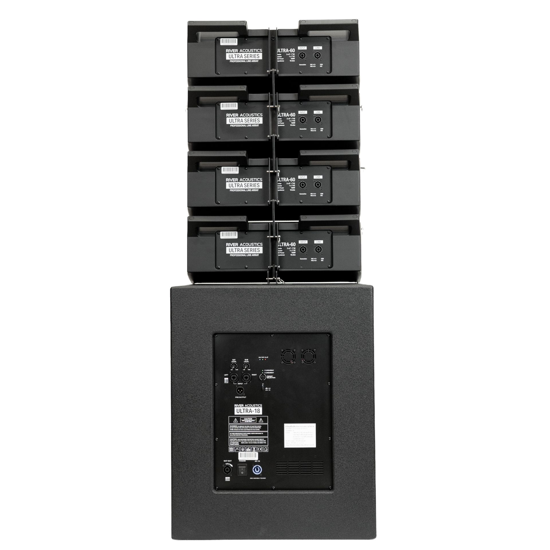  River Acoustics Ultra 1860 Set4 ลำโพงไลน์อาร์เรย์