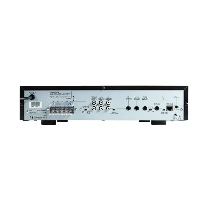 TOA TOA A-3248DM-AS เครื่องขยายเสียง TOA TOA A-3248DM-AS เครื่องขยายเสียง