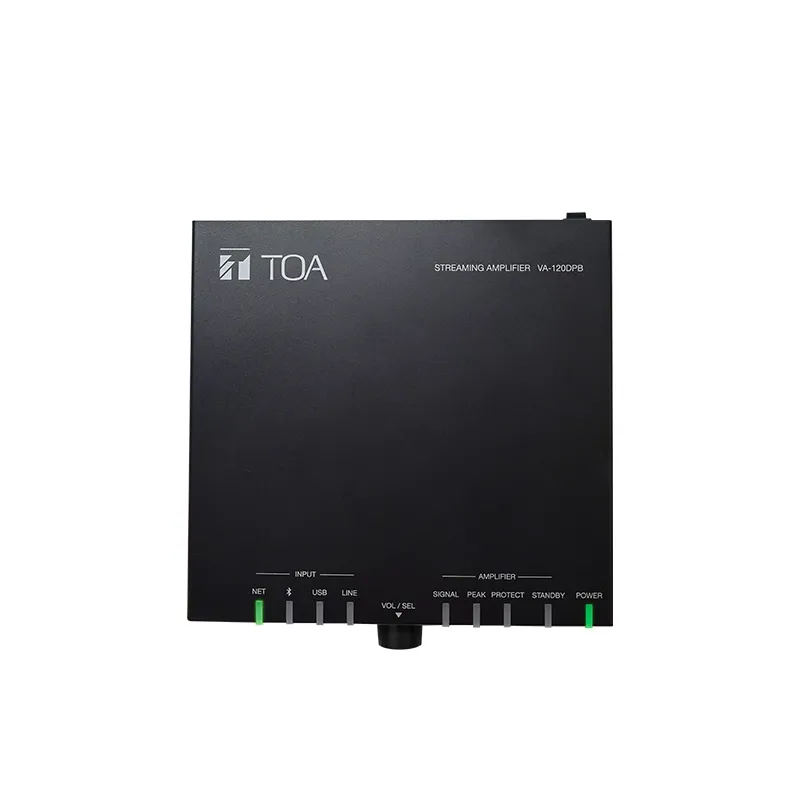 TOA TOA VA-120DPB | เพาเวอร์แอมป์ 120W 100V Line/4 โอห์ม มี Wi-Fi และ Bluetooth 5.0 เครื่องขยายเสียง