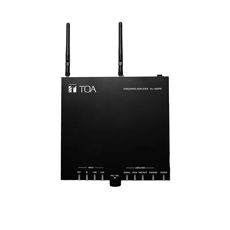 TOA TOA VA-120DPB | เพาเวอร์แอมป์ 120W 100V Line/4 โอห์ม มี Wi-Fi และ Bluetooth 5.0 เครื่องขยายเสียง