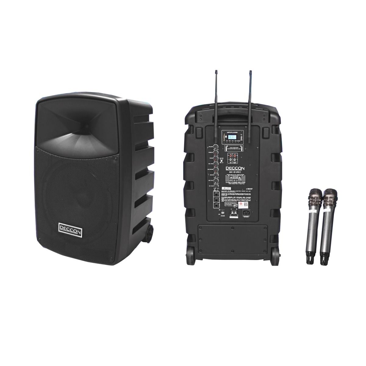 DECCON AK12-201 (NO.01) ลำโพงขยายเสียงเคลื่อนย้าย