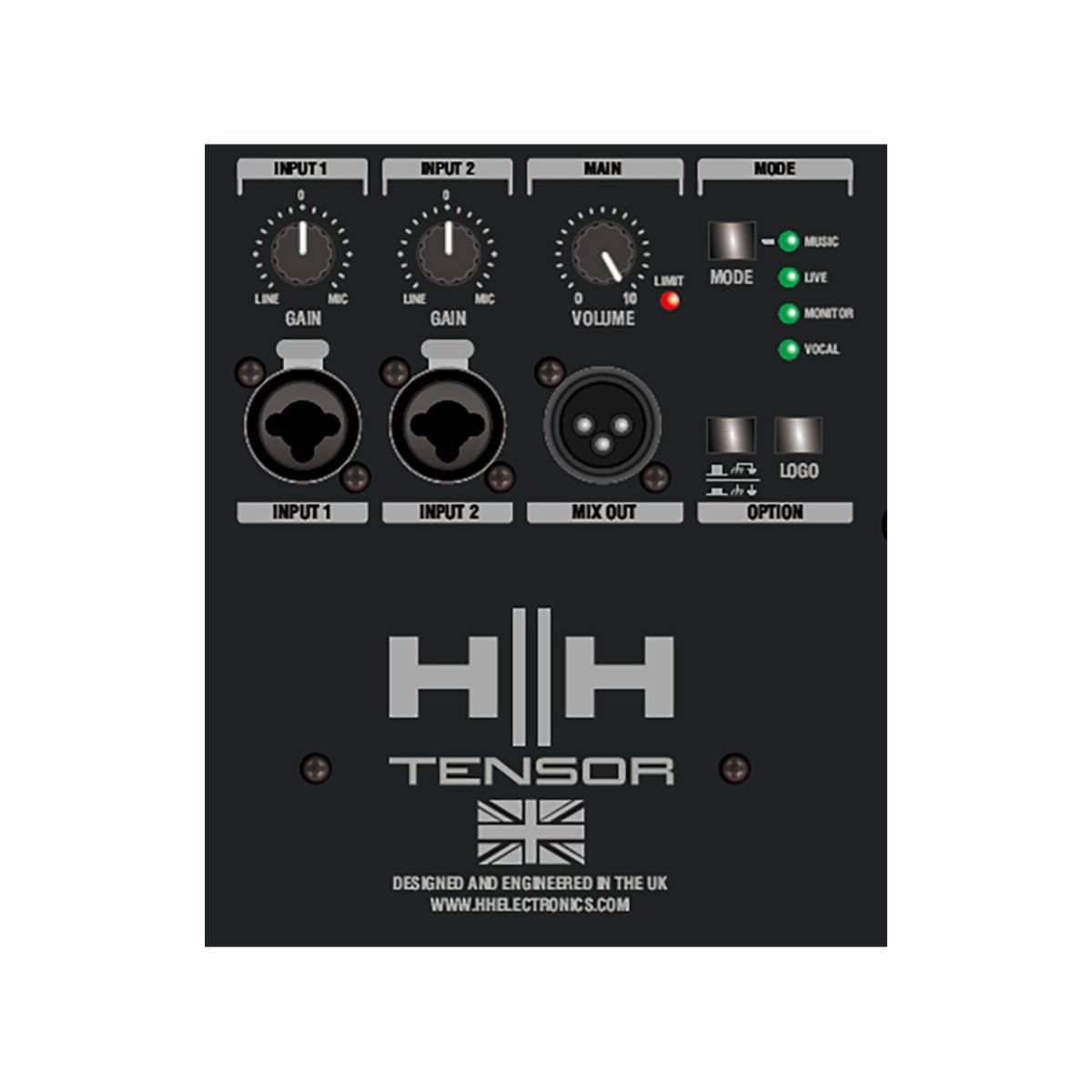 HH Electronics HH Electronics TRE-1501 | ตู้ลำโพงแอคทีฟ 2 ทาง 15 นิ้ว 1,400 วัตต์ Peak ลำโพง